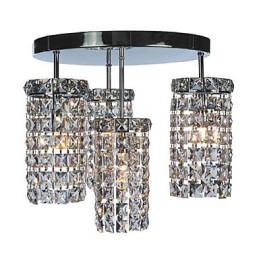 Moderne kristallen plafondlamp met 4 lampen
