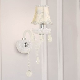 Klassieke Europese stijl kristallen wandlamp elegante wandlamp