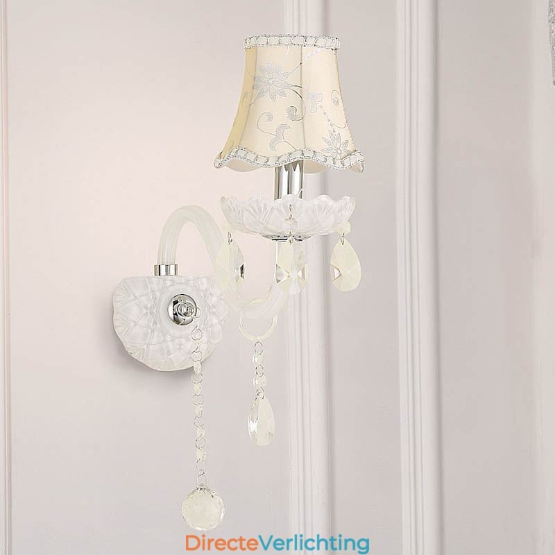 Klassieke Europese stijl kristallen wandlamp elegante wandlamp