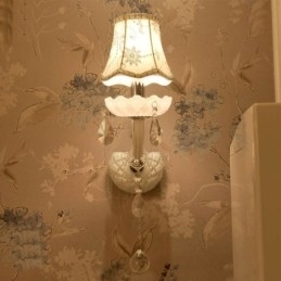 Klassieke Europese stijl kristallen wandlamp elegante wandlamp
