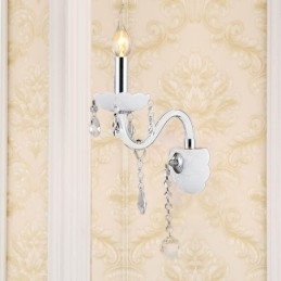 Klassieke Europese stijl kristallen wandlamp elegante wandlamp