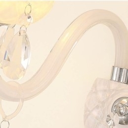 Klassieke Europese stijl kristallen wandlamp elegante wandlamp