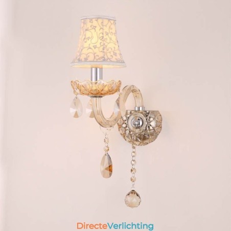 Elegante kristallen wandlamp in Europese stijl, gangpad Elegante kristallen wandlamp in Europese stijl, gangpad