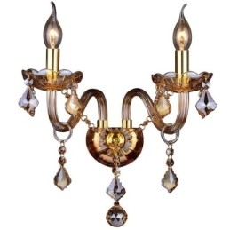 Europese kristallen wandlamp Elegante tweelichts wandlamp Trap