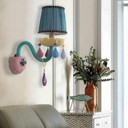 Europese Kristallen Wandlamp Macaron Kleurrijke Wandlamp