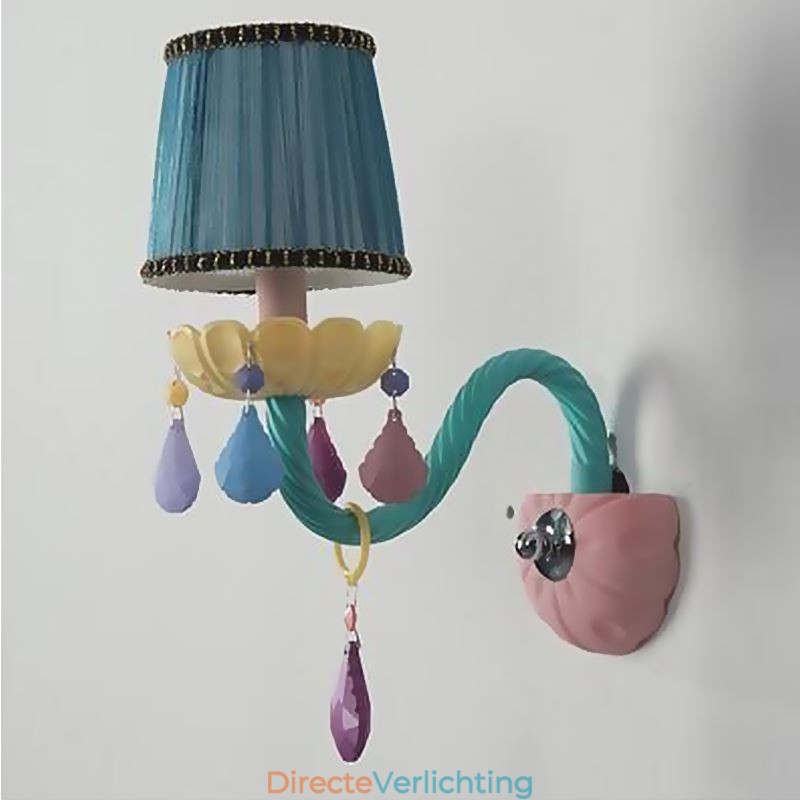 Europese Kristallen Wandlamp Macaron Kleurrijke Wandlamp