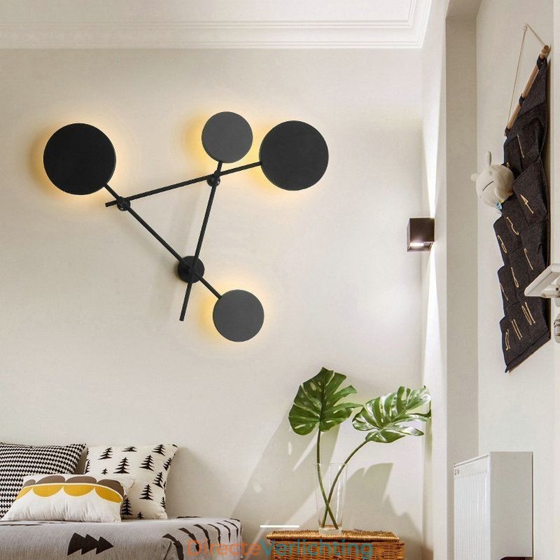 Moderne wandlamp geometrische vorm ijzeren armatuur wandlamp