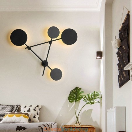 Moderne wandlamp geometrische vorm ijzeren armatuur wandlamp Moderne wandlamp geometrische vorm ijzeren armatuur wandlamp