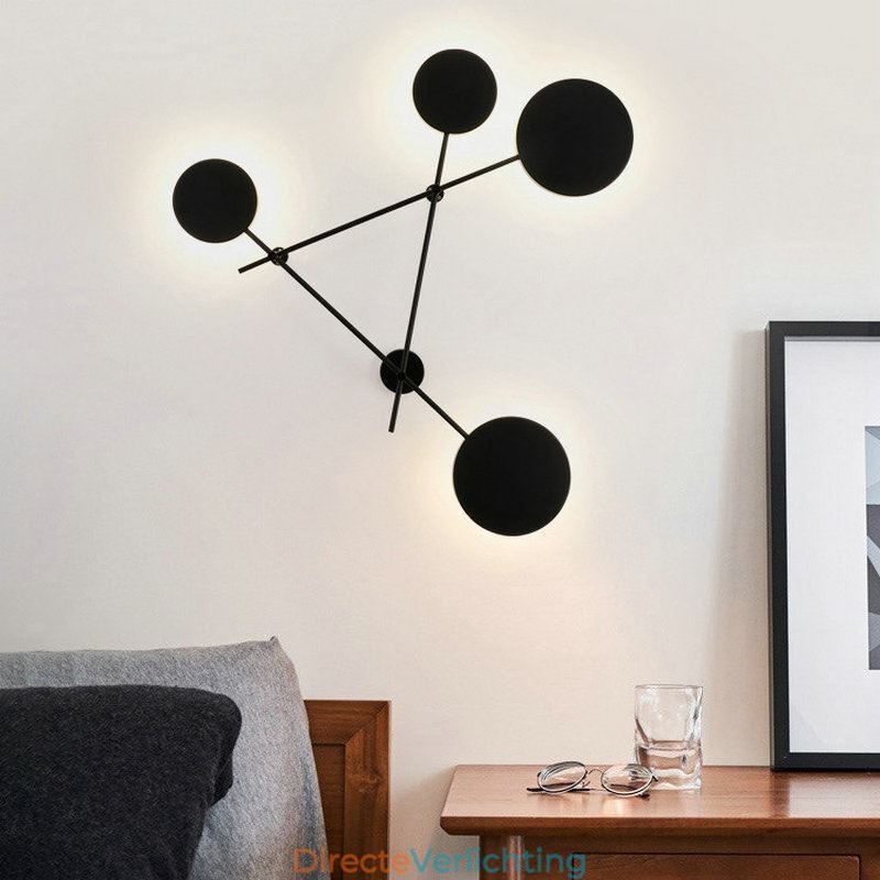 Moderne wandlamp geometrische vorm ijzeren armatuur wandlamp