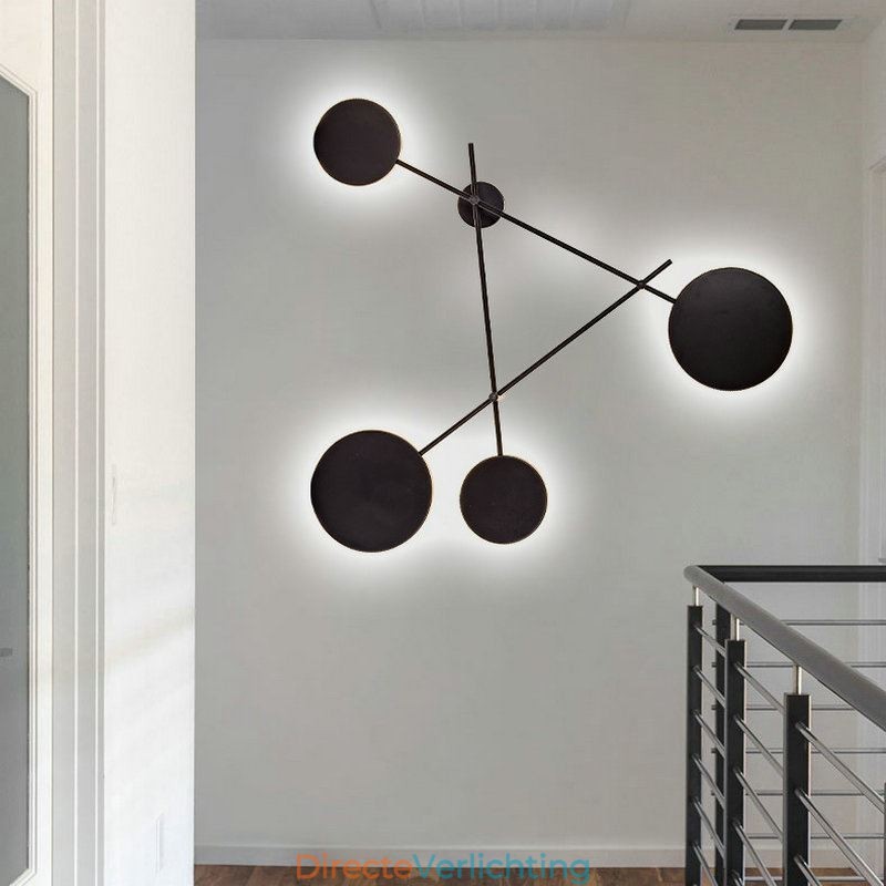 Moderne wandlamp geometrische vorm ijzeren armatuur wandlamp