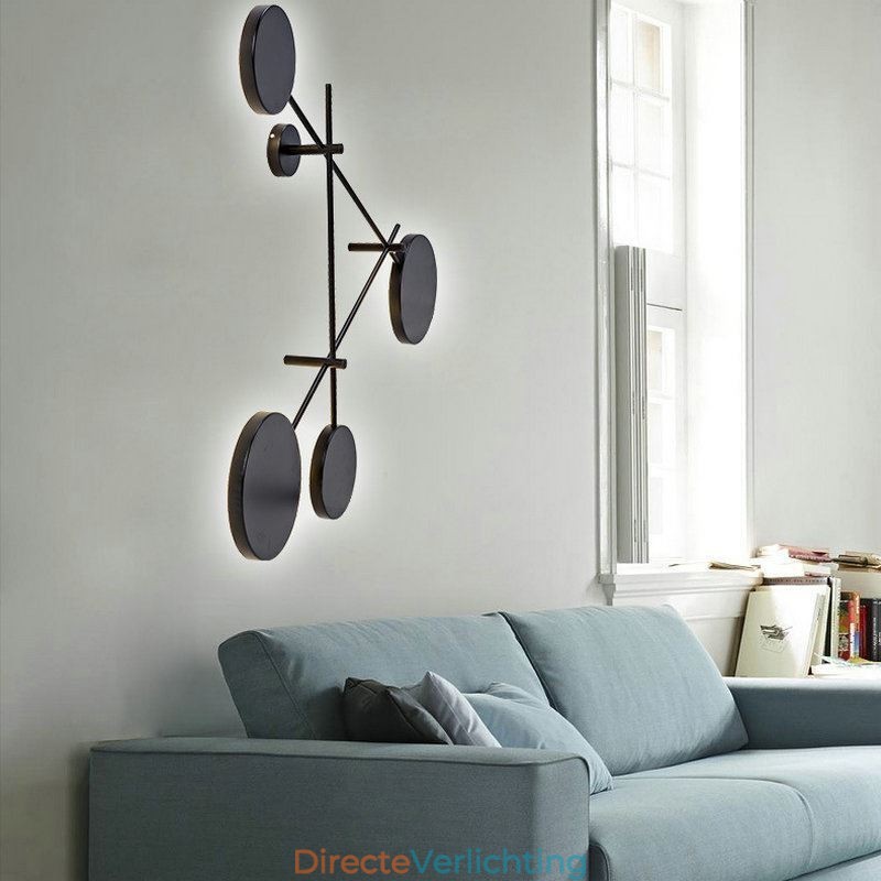 Moderne wandlamp geometrische vorm ijzeren armatuur wandlamp