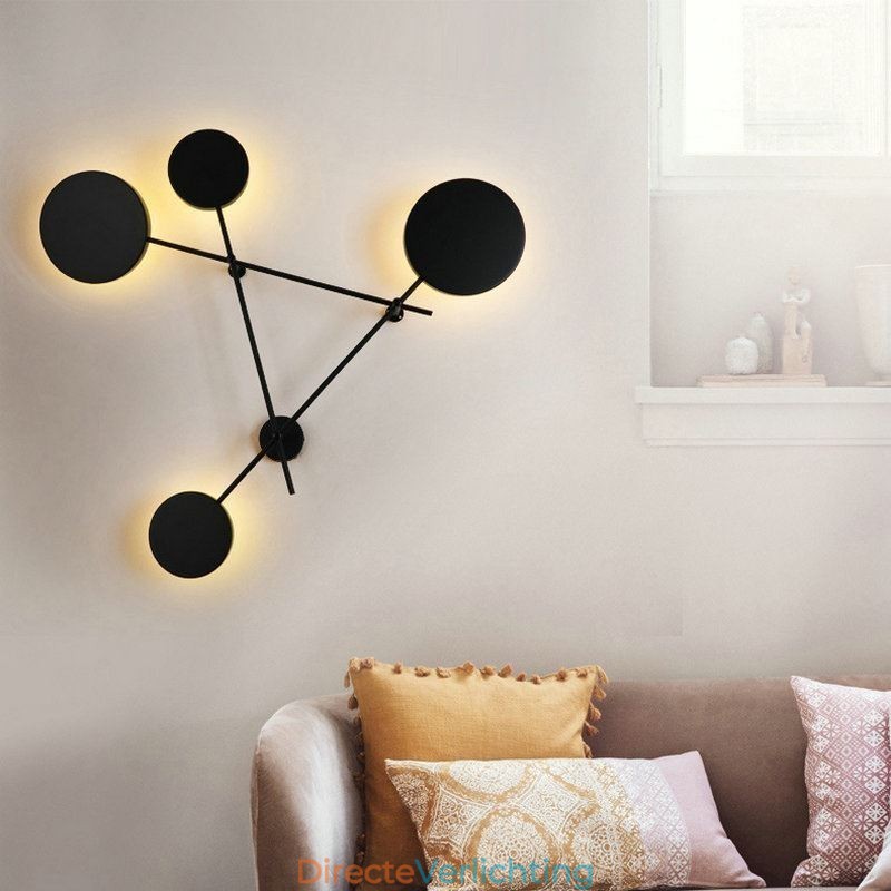 Moderne wandlamp geometrische vorm ijzeren armatuur wandlamp