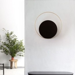 Moderne Stijl Wandlamp Zwarte Ronde Wandlamp Creatieve Lamp Nachtkastje Verlichting