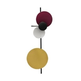Moderne wandlamp, ronde wandlamp, kleurrijke verlichting voor thuis, verlichting naast het bed