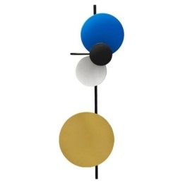 Moderne wandlamp, ronde wandlamp, kleurrijke verlichting voor thuis, verlichting naast het bed