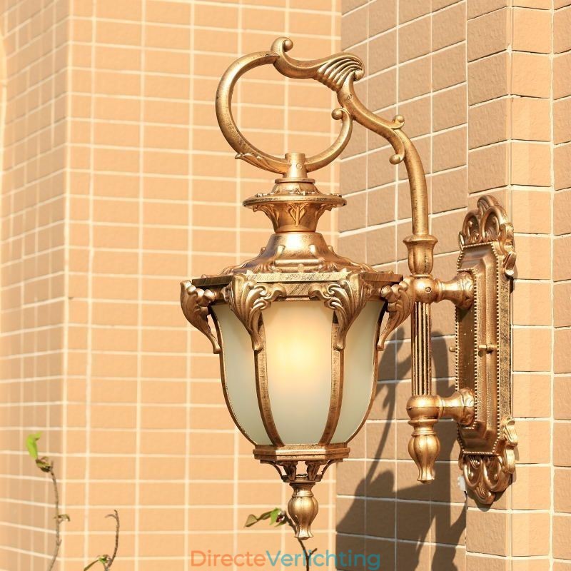 Europese Retro Buitenlamp Waterdicht Gebeeldhouwde Wandlamp Binnenplaats Gang