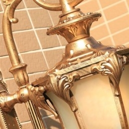 Europese Retro Buitenlamp Waterdicht Gebeeldhouwde Wandlamp Binnenplaats Gang