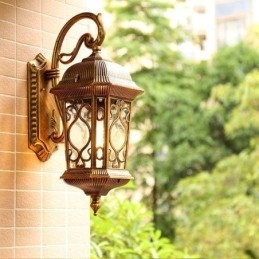 Europese Retro Buiten Wandlamp Waterdichte Gesneden Wandlamp