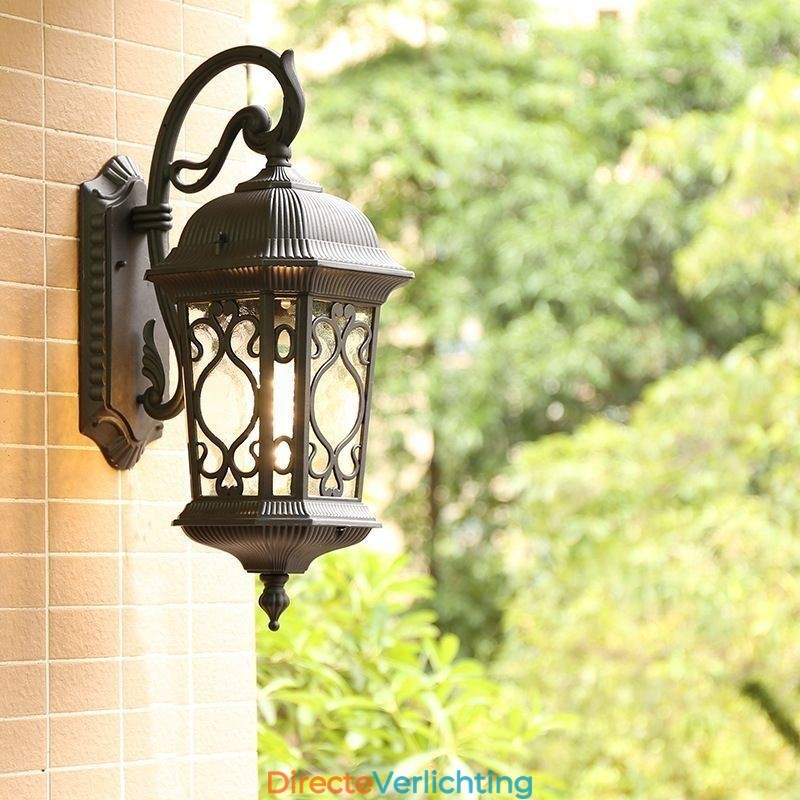 Europese Retro Buiten Wandlamp Waterdichte Gesneden Wandlamp