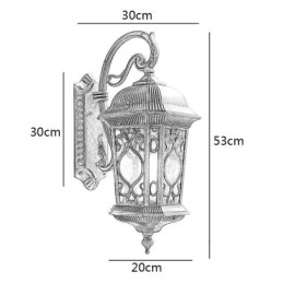 Europese Retro Buiten Wandlamp Waterdichte Gesneden Wandlamp