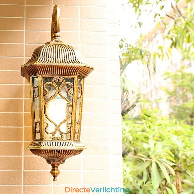 Europese Retro Buiten Wandlamp Waterdichte Gesneden Wandlamp