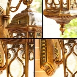 Europese Retro Buiten Wandlamp Waterdichte Gesneden Wandlamp