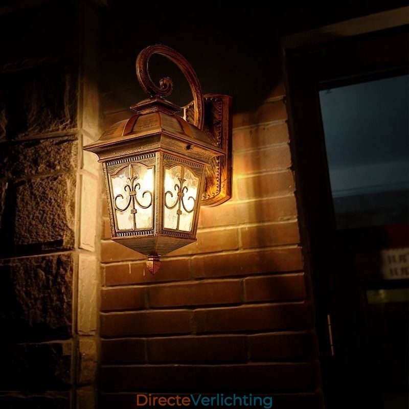 Europese Retro Buiten Wandlamp Waterdichte Pijlbloem Wandlamp