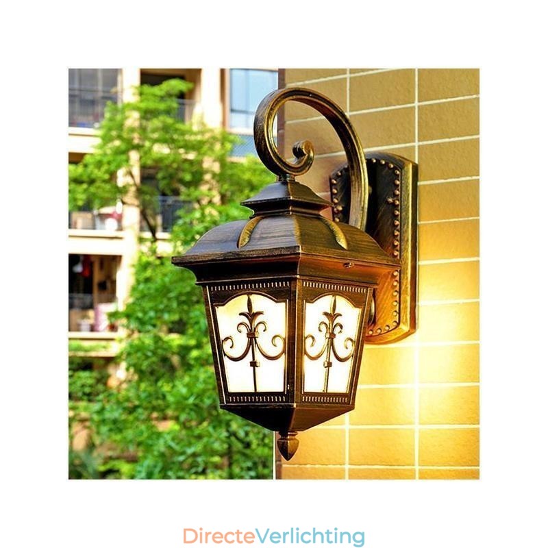 Europese Retro Buiten Wandlamp Waterdichte Pijlbloem Wandlamp