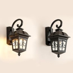 Europese Retro Buiten Wandlamp Waterdichte Pijlbloem Wandlamp