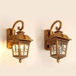 Europese Retro Buiten Wandlamp Waterdichte Pijlbloem Wandlamp