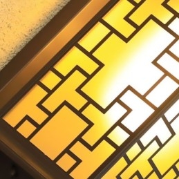 Chinese Buiten Wandlamp Waterdichte Raamrooster Wandlamp