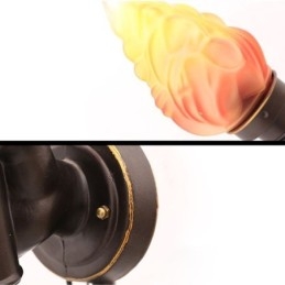 Europese Retro Buiten Wandlamp Waterdichte Fakkel Vorm Wandlamp