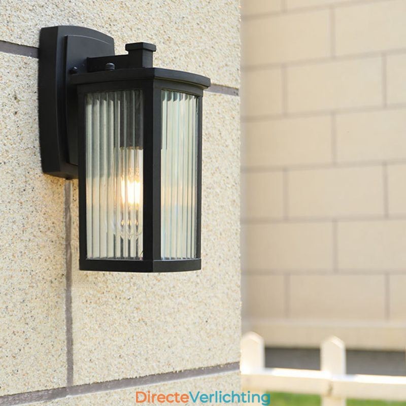 Moderne eenvoudige buitenlamp waterdichte vierkante kolom wandlamp binnenplaats gang