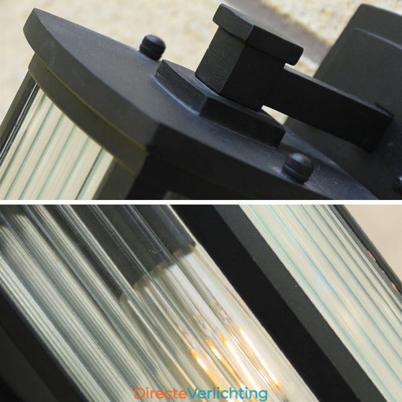 Moderne eenvoudige buitenlamp waterdichte vierkante kolom wandlamp binnenplaats gang