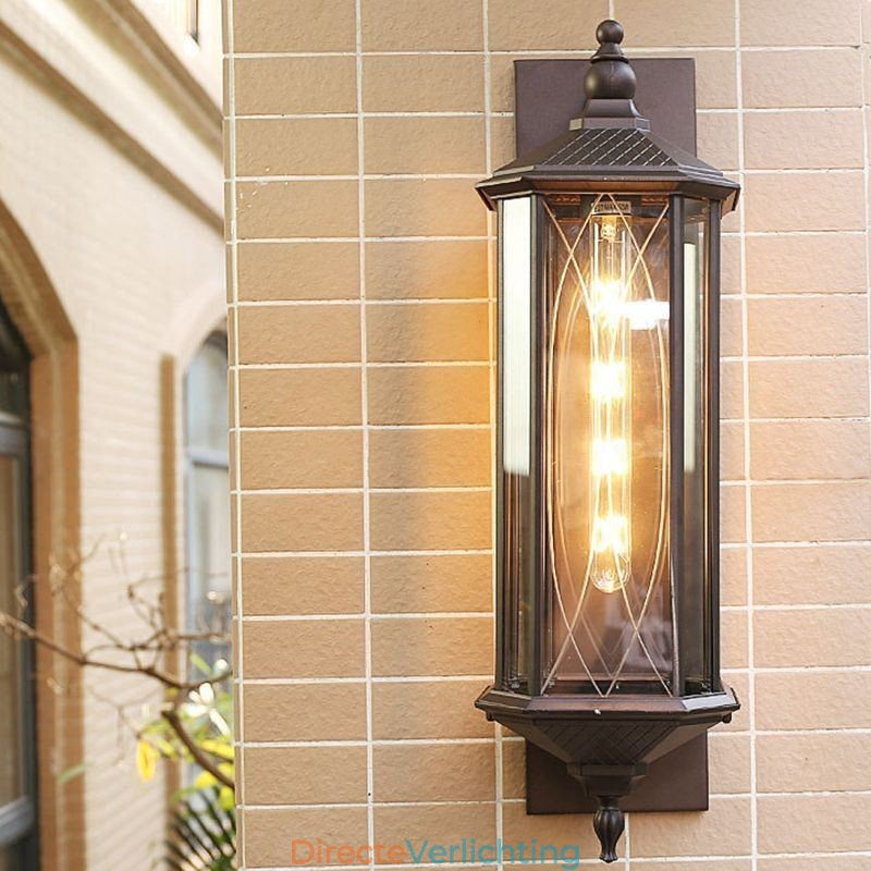 Chinese buitenwandlamp met enkele kop, waterdichte streamerwandlamp