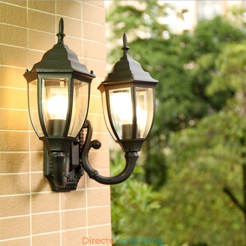 Europese Buiten Wandlamp Waterdichte Dubbele Kasteel Wandlamp