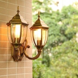 Europese Buiten Wandlamp Waterdichte Dubbele Kasteel Wandlamp