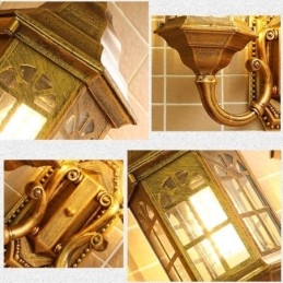 Europese Buiten Wandlamp Waterdichte Dubbele Kasteel Wandlamp