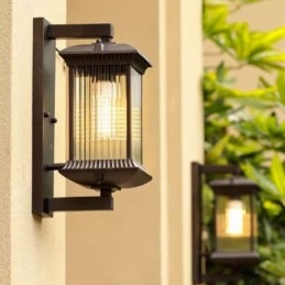 Chinese Buitenlamp Waterdichte Glazen Wandlamp Binnenplaats Gang Tuin Balkon