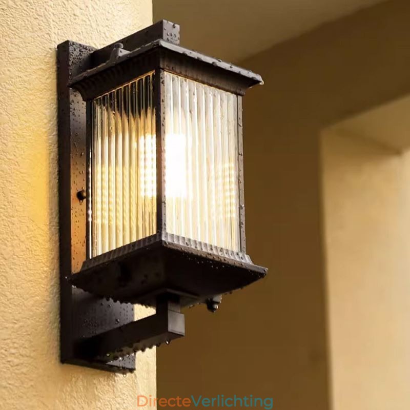 Chinese Buitenlamp Waterdichte Glazen Wandlamp Binnenplaats Gang Tuin Balkon