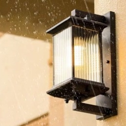 Chinese Buitenlamp Waterdichte Glazen Wandlamp Binnenplaats Gang Tuin Balkon