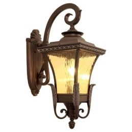 Chinese Buitenlamp Enkele Kop Waterdichte Glazen Wandlamp Binnenplaats Gang