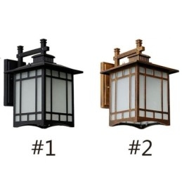 Chinese Stijl Buitenlamp Waterdicht Paviljoen Vorm Wandlamp Tuin Balkon
