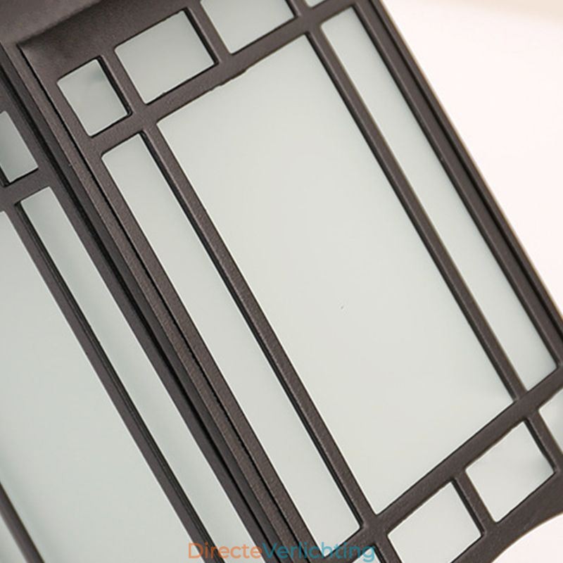 Chinese Stijl Buitenlamp Waterdicht Paviljoen Vorm Wandlamp Tuin Balkon
