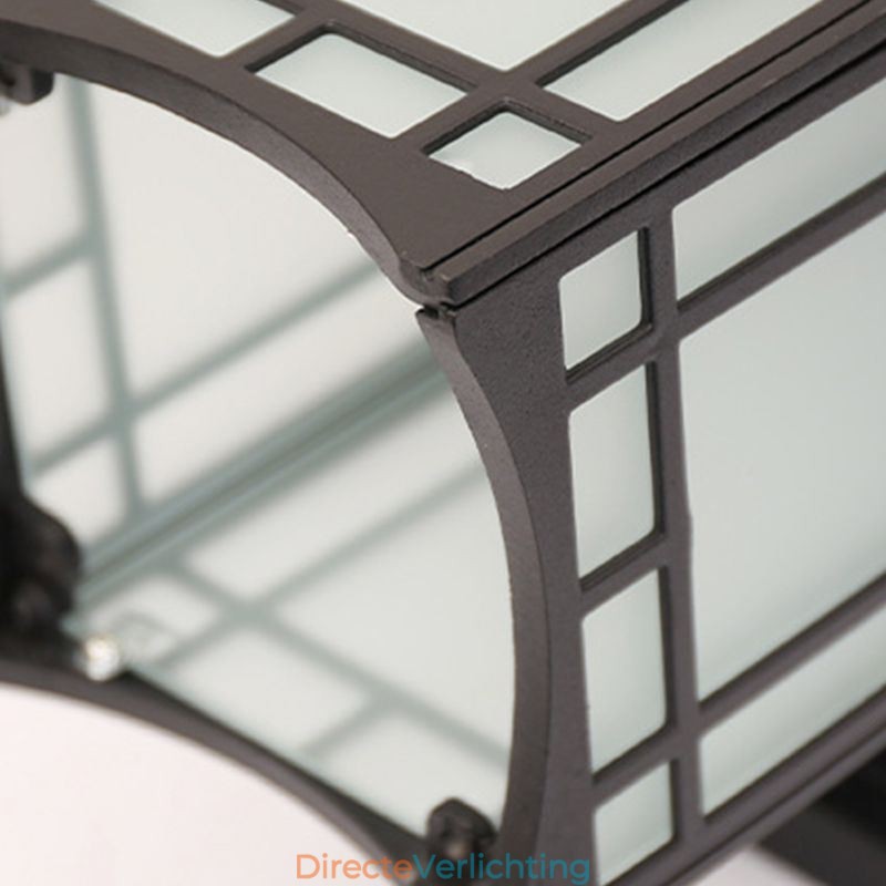 Chinese Stijl Buitenlamp Waterdicht Paviljoen Vorm Wandlamp Tuin Balkon
