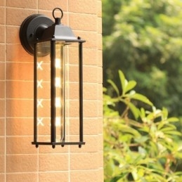 Europese Buiten Wandlamp Waterdichte Vierkante Zuil Wandlamp Binnenplaats Tuin Balkon