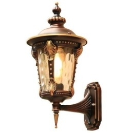 Europese Retro Buiten Wandlamp Waterdichte Gebeeldhouwde Wandlamp Tuin Balkon Binnenplaats