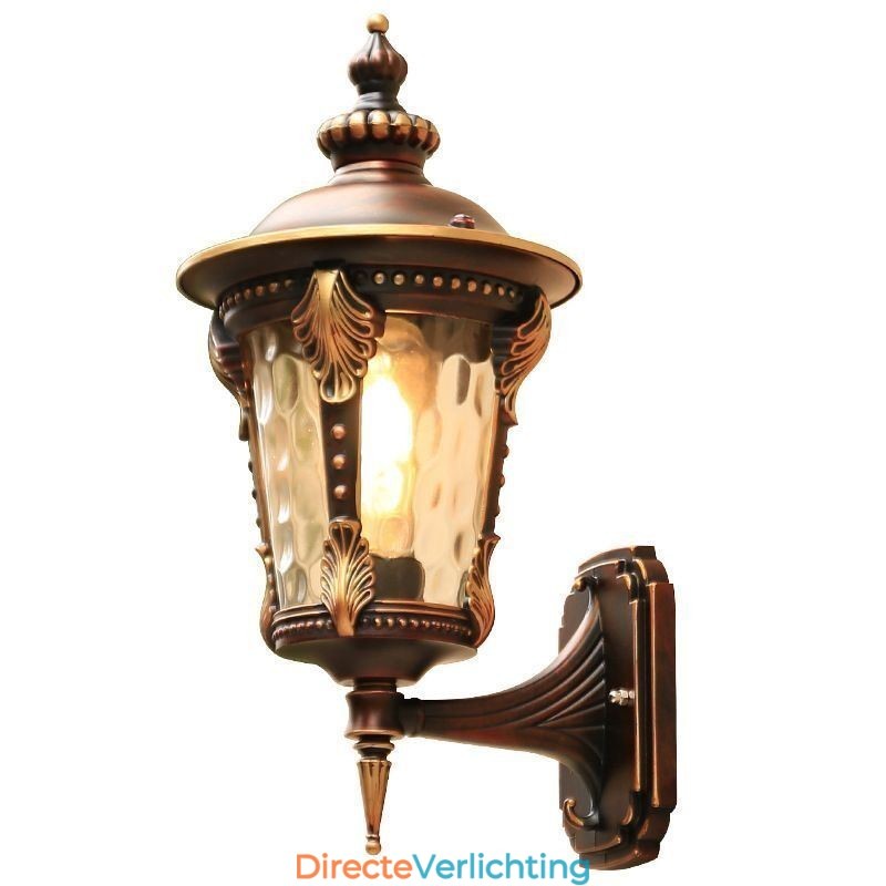 Europese Retro Buiten Wandlamp Waterdichte Gebeeldhouwde Wandlamp Tuin Balkon Binnenplaats