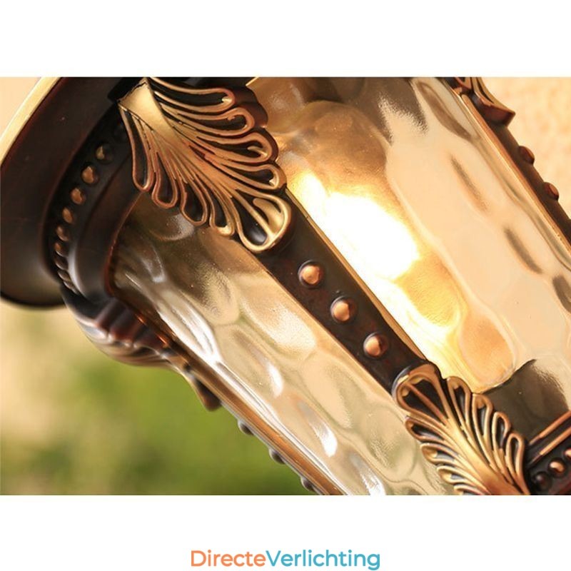 Europese Retro Buiten Wandlamp Waterdichte Gebeeldhouwde Wandlamp Tuin Balkon Binnenplaats