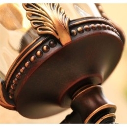 Europese Retro Buiten Wandlamp Waterdichte Gebeeldhouwde Wandlamp Tuin Balkon Binnenplaats